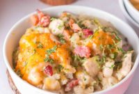 Crispy Air Fryer Chicken Bacon Ranch Bake