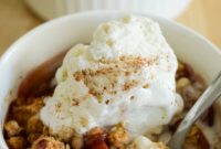 Gluten-Free Air Fryer Peach Crisp