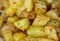 Golden Crispy Air Fryer Yellow Potatoes