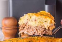 Air Fryer Homestyle Meatloaf and Potato Bake