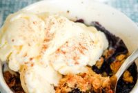 Effortless Air Fryer Blueberry Crisp