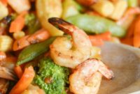 Sticky Air Fryer Honey Garlic Shrimp