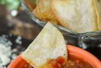 Easy Crispy Air Fryer Tortilla Chips Gluten Free