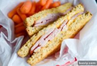 Crispy Air-Fried Ham and Cheese Melts