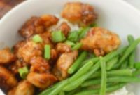 Sticky Honey Garlic Air Fryer Chicken