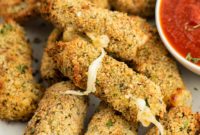 Crispy Air Fryer Mozzarella Sticks Gluten Free Option