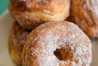 Easy Air Fryer Cinnamon Sugar Donuts
