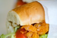 Crispy Air Fryer Shrimp Po’Boy