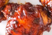 Crispy Air Fryer BBQ Chicken Thighs