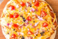 Crispy Air Fryer Mexican Pizza