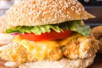 Crispy Air Fryer Spicy Chicken Sandwich