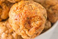 Crispy Air Fryer Turkey Meatballs