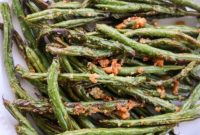 Parmesan-Crusted Air Fryer Green Beans