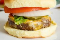 Effortless Air Fryer Cheeseburgers