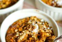 Air Fryer Pumpkin Oatmeal Bake