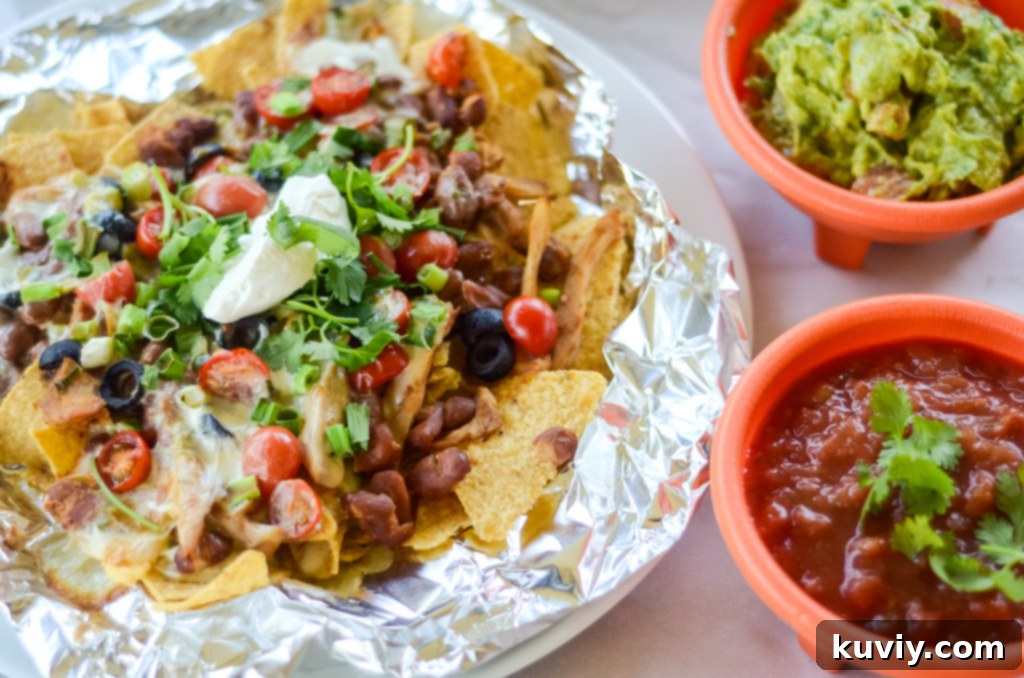 Perfectly Melted Air Fryer Nachos