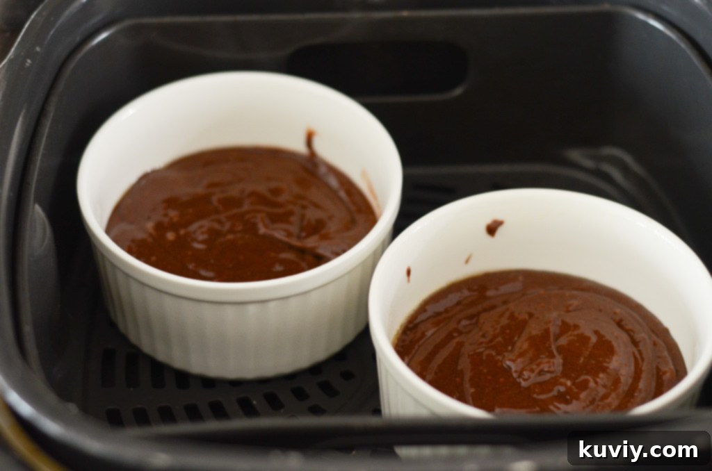 Decadent Air Fryer Chocolate Lava Cakes (Gluten-Free Option) 4 Various sizes of ramekins for baking lava cakes