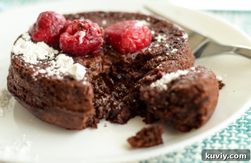 Decadent Air Fryer Chocolate Lava Cakes (Gluten-Free Option) 5 Ingredients laid out for Air Fryer Chocolate Lava Cake