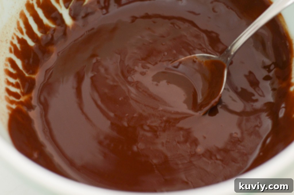 Decadent Air Fryer Chocolate Lava Cakes (Gluten-Free Option) 6 Mixing the batter for gluten-free Air Fryer Lava Cake