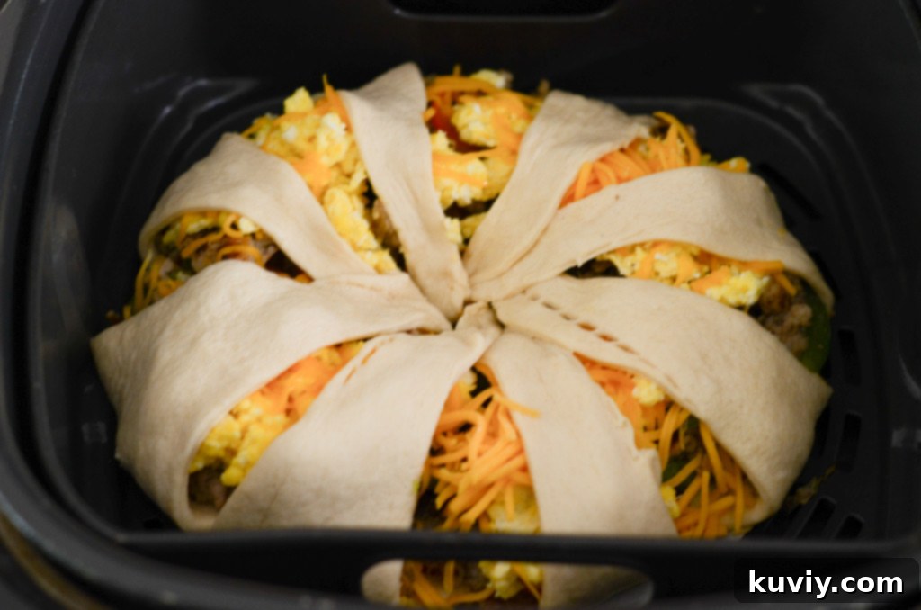 air fryer breakfast ring