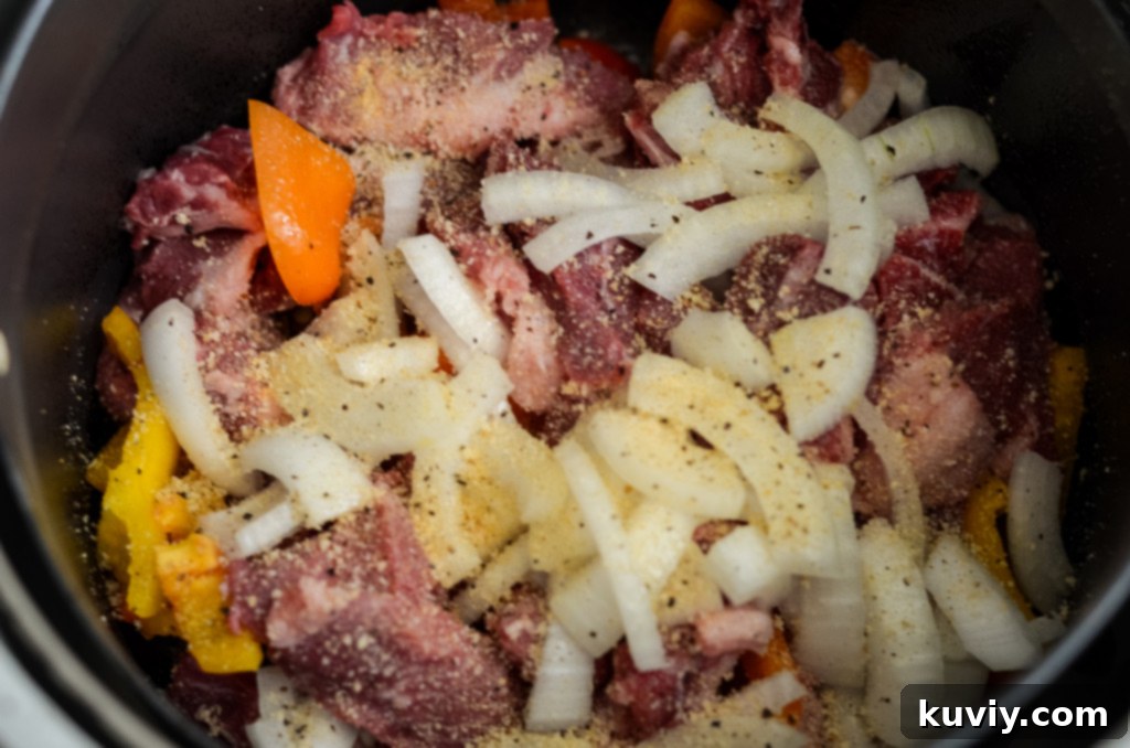 Ingredients for Air Fryer Philly Cheesesteak Egg Rolls