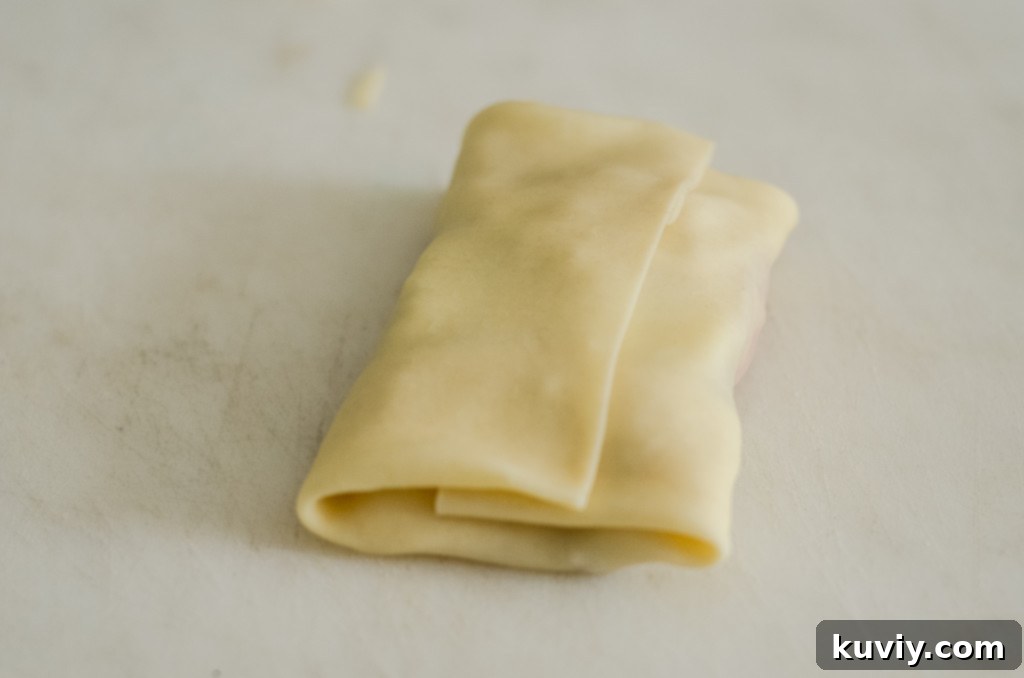 Coating egg rolls with grapeseed oil spray