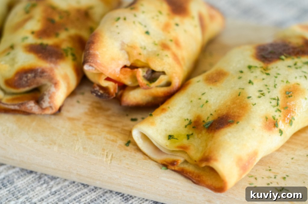 Storing leftover Air Fryer Philly Cheesesteak Egg Rolls