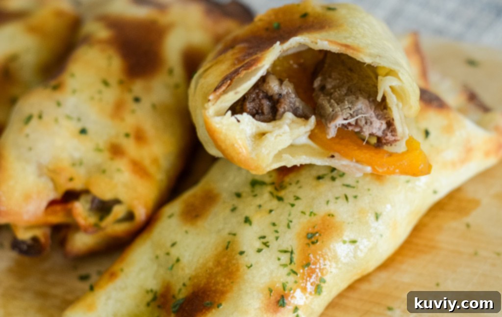 air fryer philly cheesesteak egg rolls