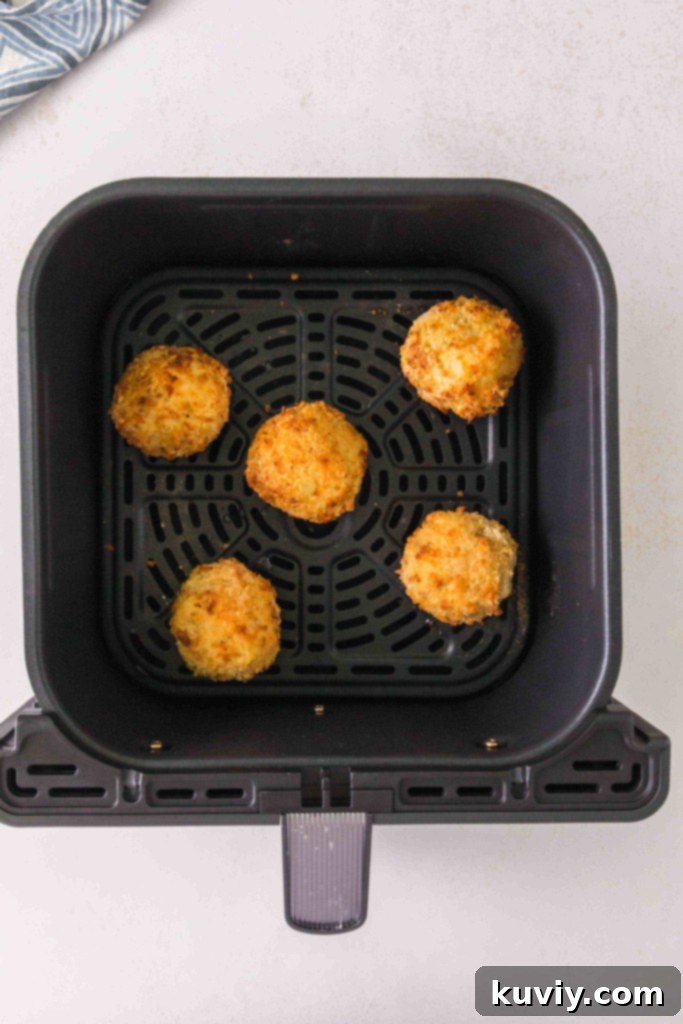 Golden Gluten-Free Arancini: Air-Fried Perfection 4 gluten free air fryer arancini