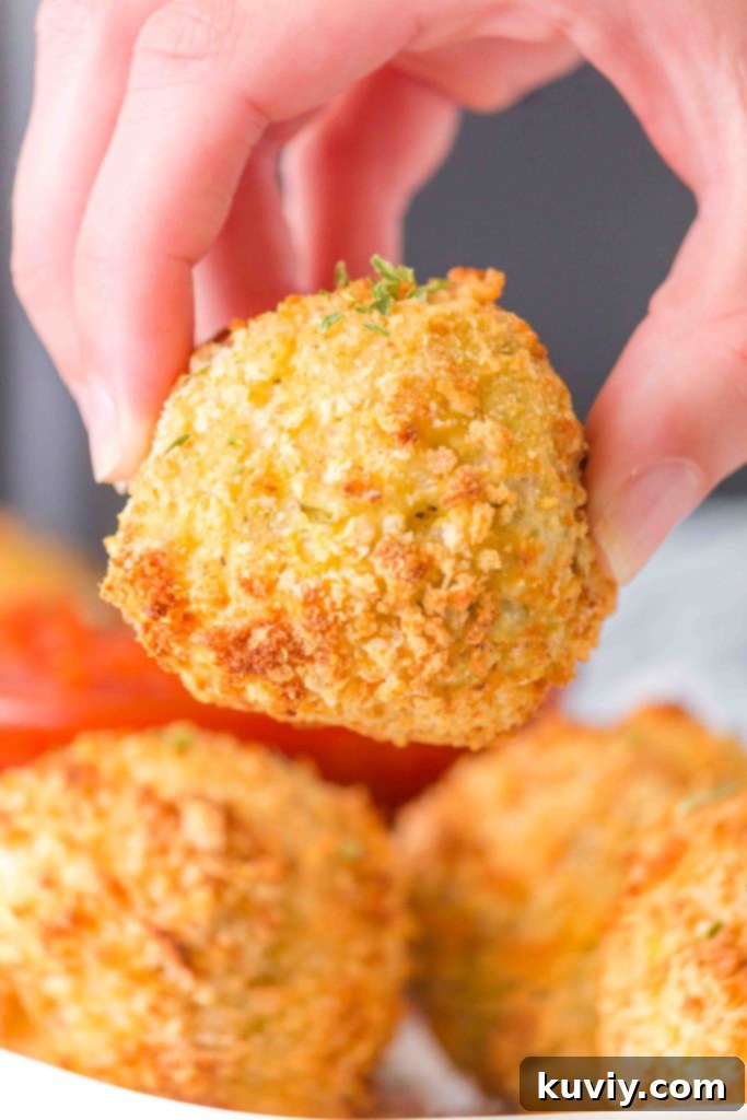 Golden Gluten-Free Arancini: Air-Fried Perfection 7 gluten free air fryer arancini