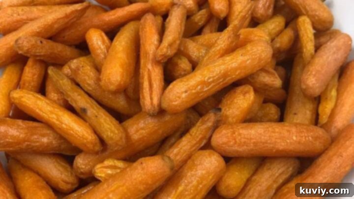 Air Fryer, Air Fried, Roasted Carrots (The Easiest Recipe & Side Dish)