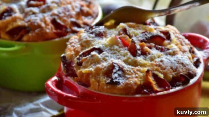 Air Fryer Fruit Pudding