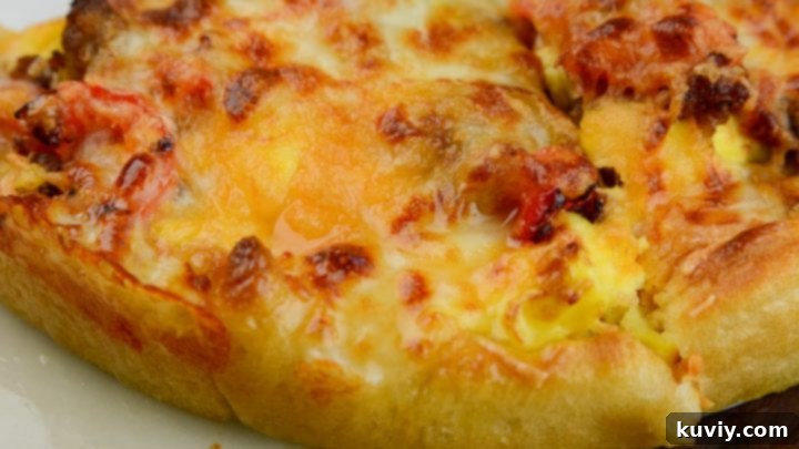 Air Fryer Breakfast Pizza