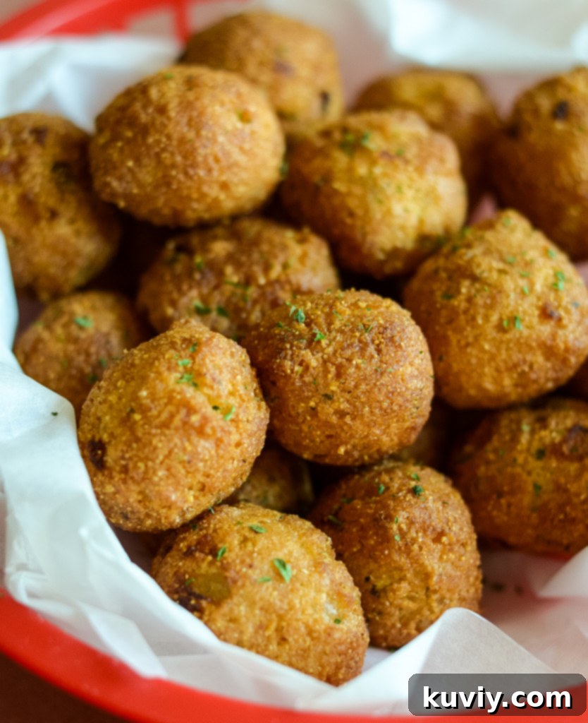 air fryer frozen hush puppies