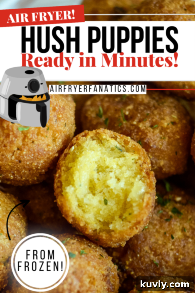 air fryer frozen hush puppies