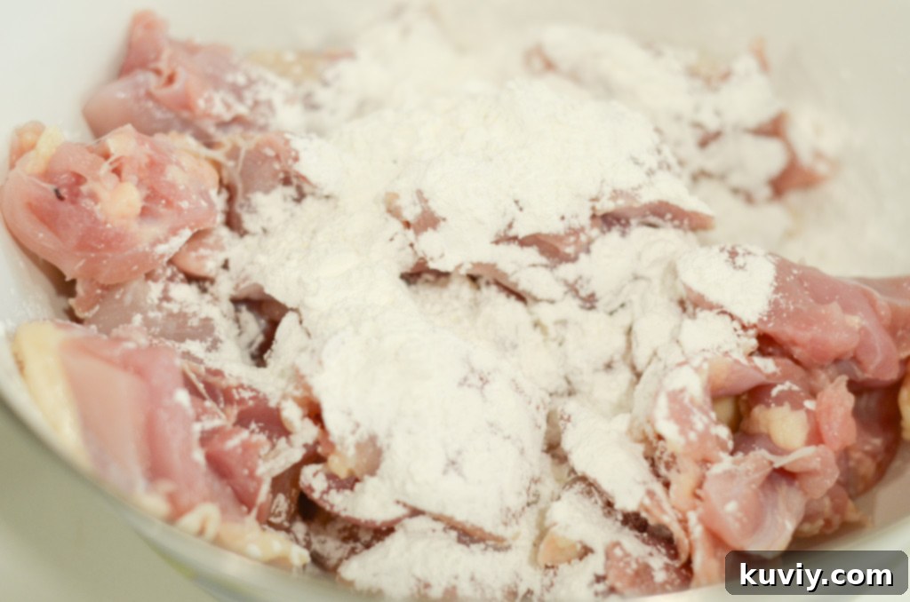 air fryer chicken with cornstarch