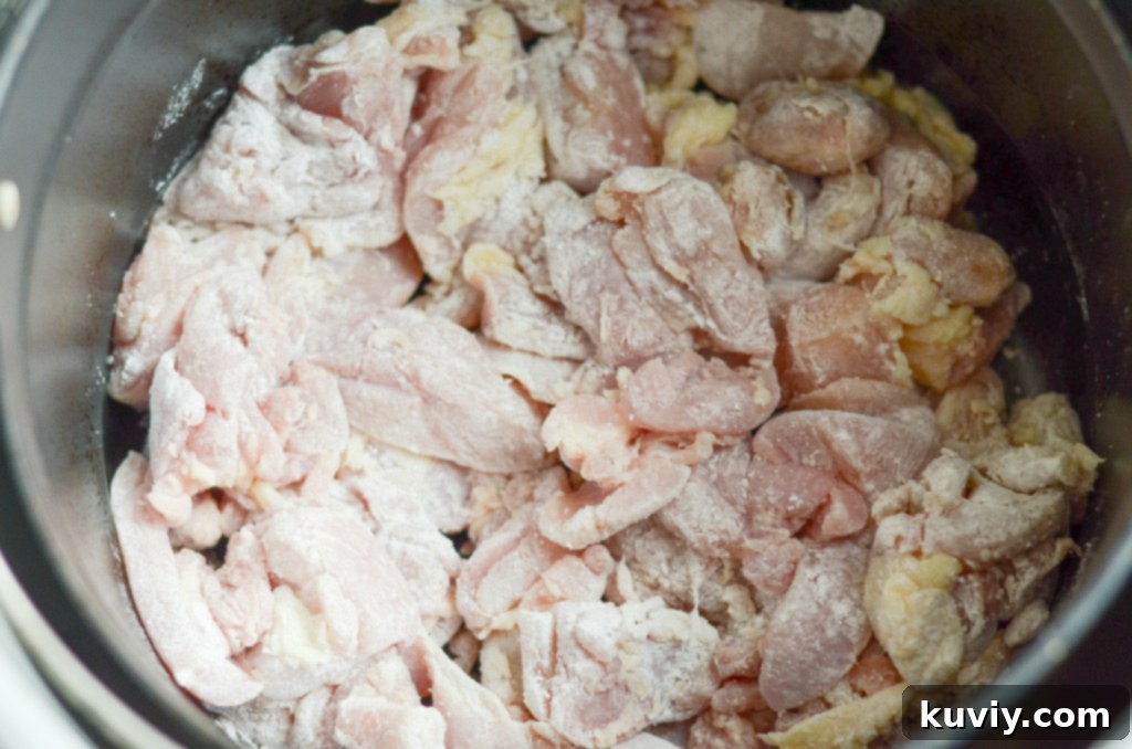 air fryer chicken with cornstarch