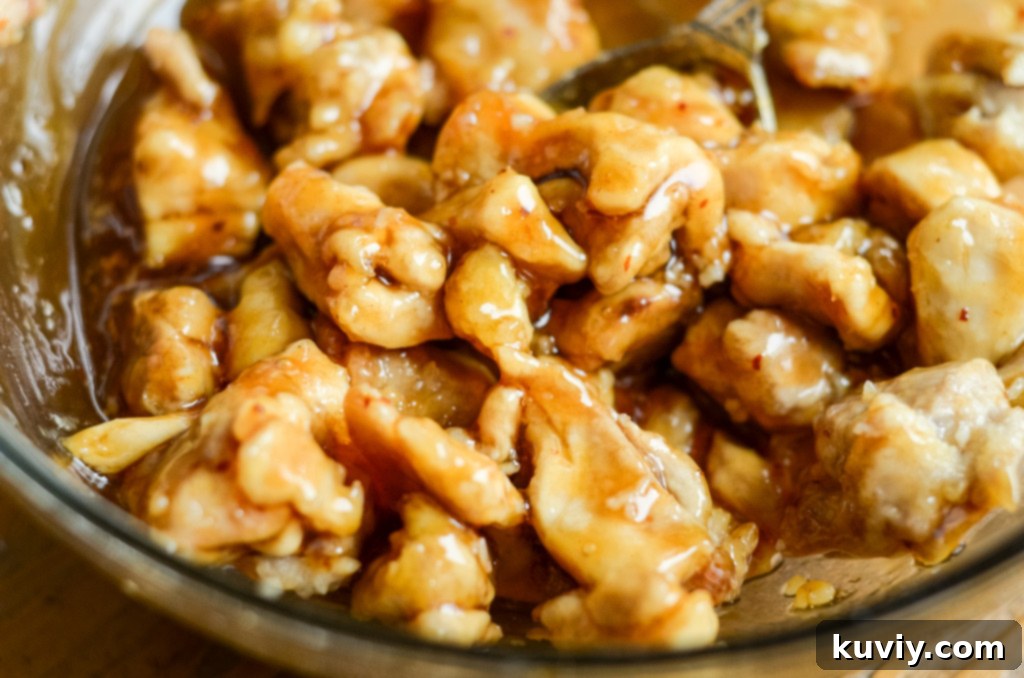 air fryer chicken with panda express sauce