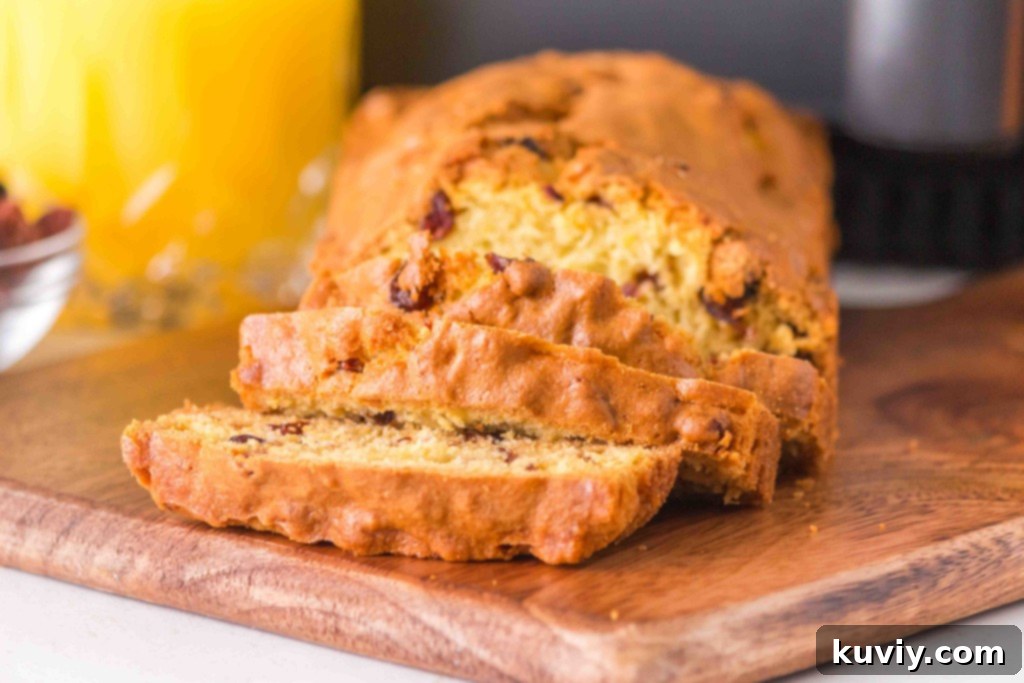 air fryer orange cranberry bread gluten free