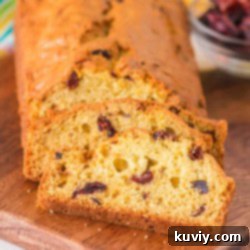 Air Fryer Orange Cranberry Bread