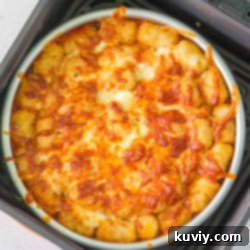 Air Fryer Taco Tater Tot Casserole