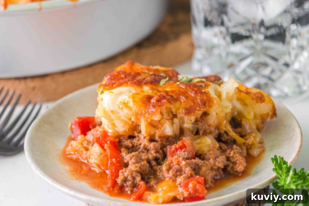 storing air fryer taco tater tot casserole