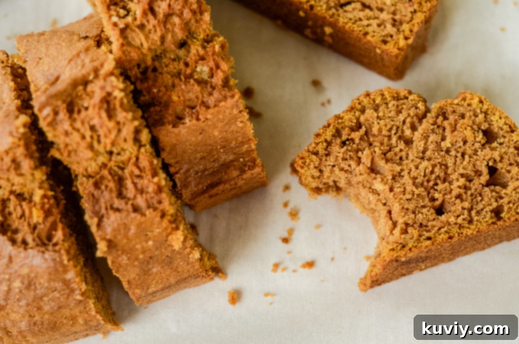 gluten free air fryer pumpkin bread