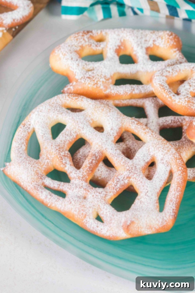 air fryer funnel cakes