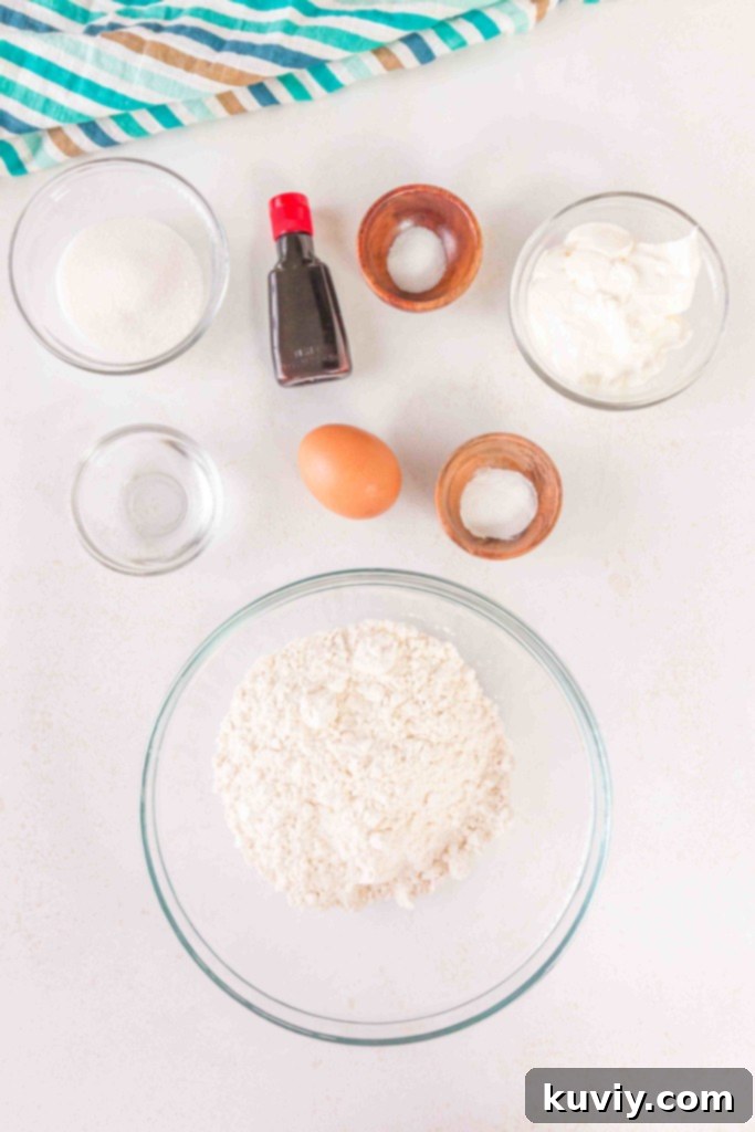 air fryer funnel cake ingredients