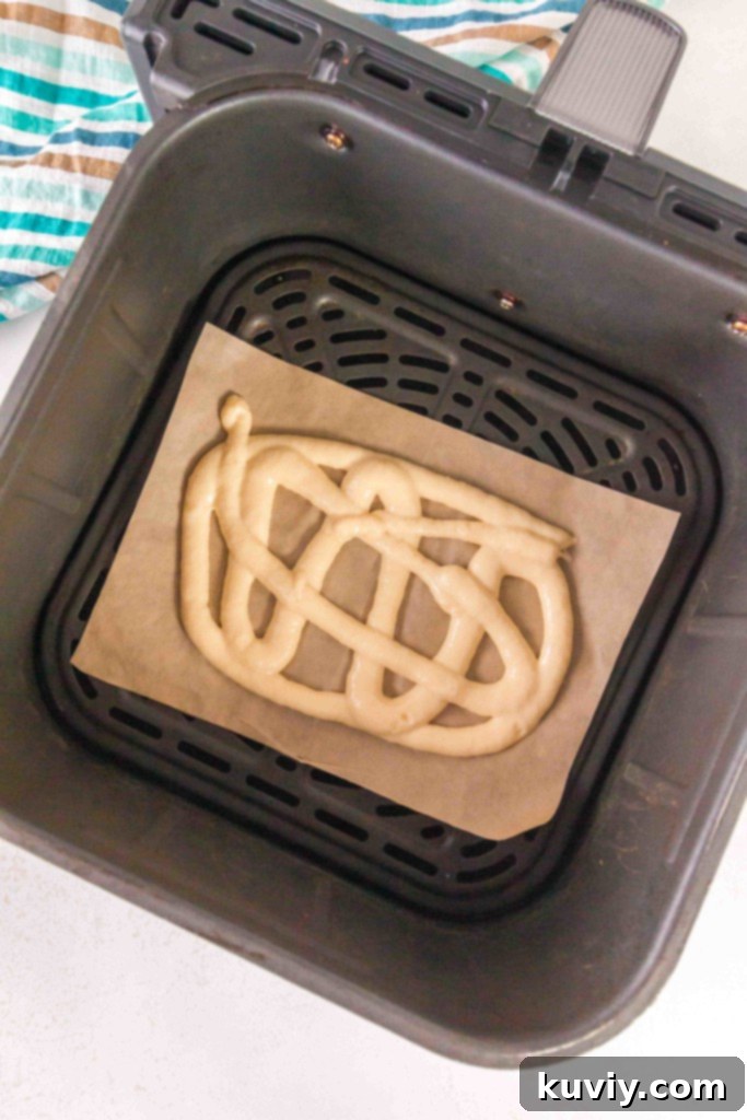 air fryer funnel cakes