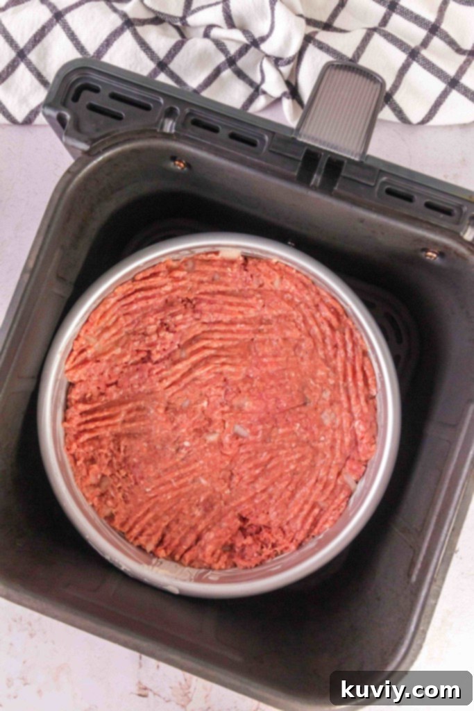 Air fryer meatloaf casserole ingredients