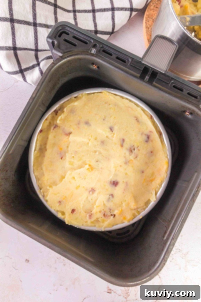 Air fryer meatloaf casserole toppings