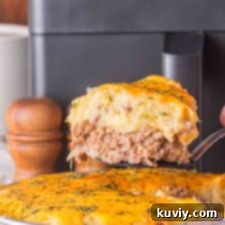 Air Fryer Meatloaf Casserole