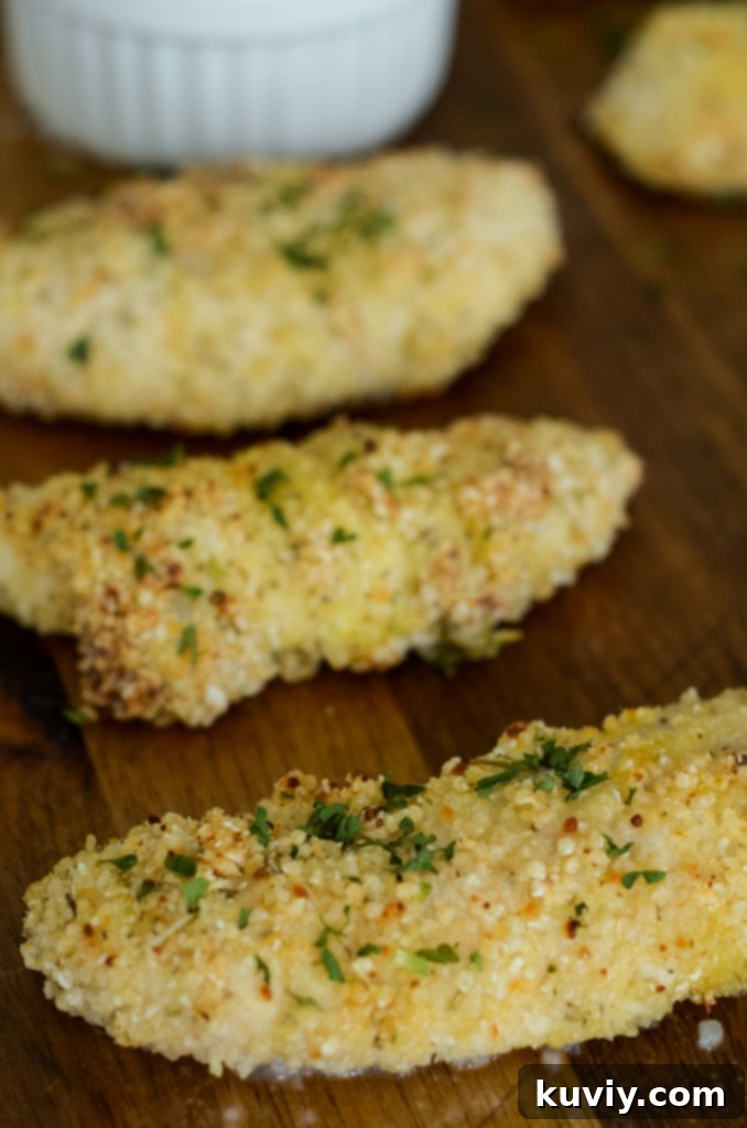 Air Fryer Garlic Parmesan Chicken Tenders